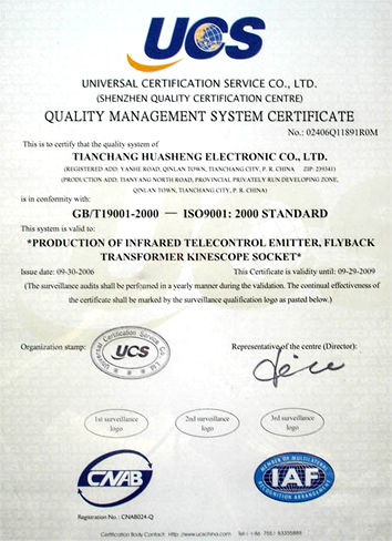 名稱：ISO9001證書1